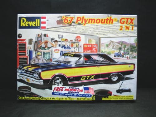 1/25scale レベル Revell '67 Plymouth GTX 2'n1 プリムス