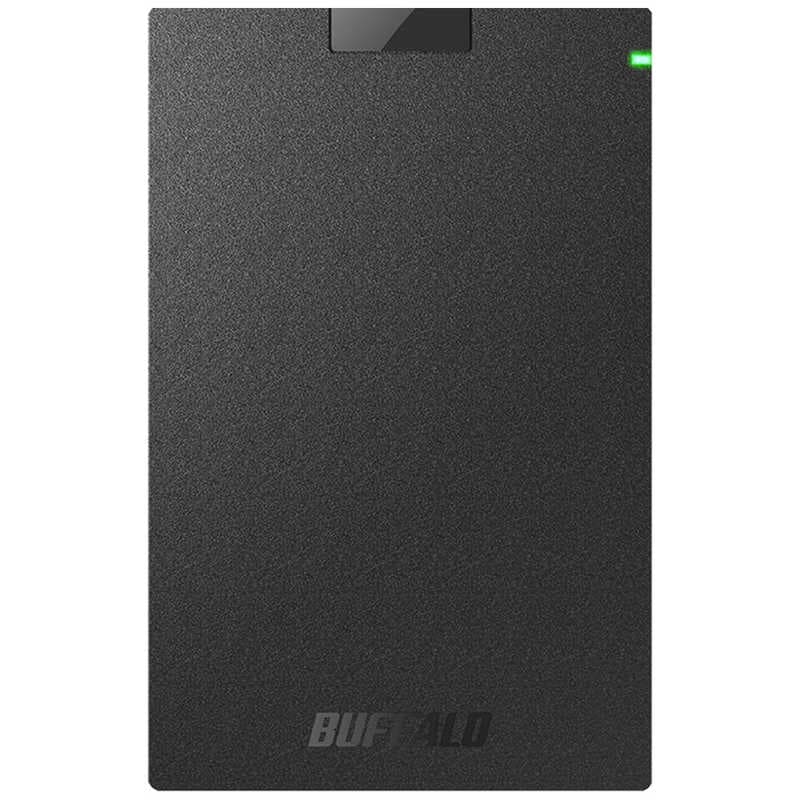 BUFFALO　外付けHDD ブラック [ポータブル型 /1TB]　HD-PCG1.0U3-BBA
