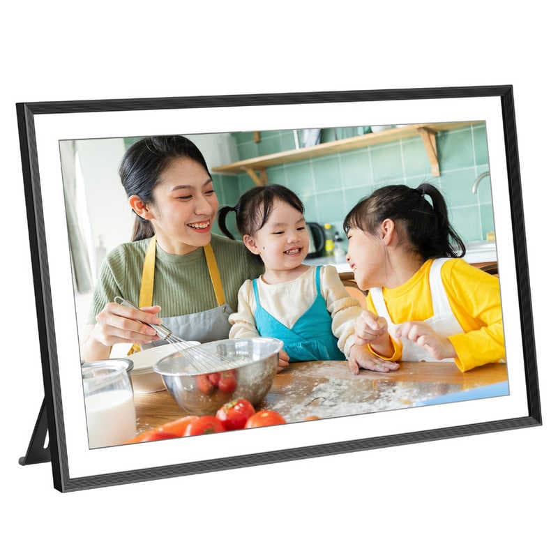 MOONKA　wifiデジタルフォトフレーム 15.6インチ 人感センサー タッチスクリーン 高画質 32GB内蔵ストレージ 写真＆音楽＆動画 遠隔転送 ［15.6インチ /Wi-Fi対応］ ブラック　mnk029
