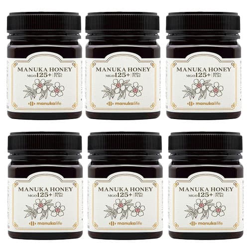 マヌカハニー MGO125＋ はちみつ 蜂蜜 オーストラリア産 マヌカ 250g 天然 6個セット