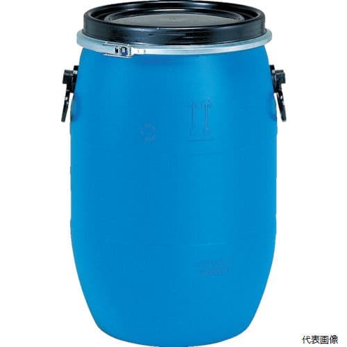三甲 SKPDO-60L-1-BL サンコー プラスチックドラムオープンタイプ 850054 PDO60L-1ブルー