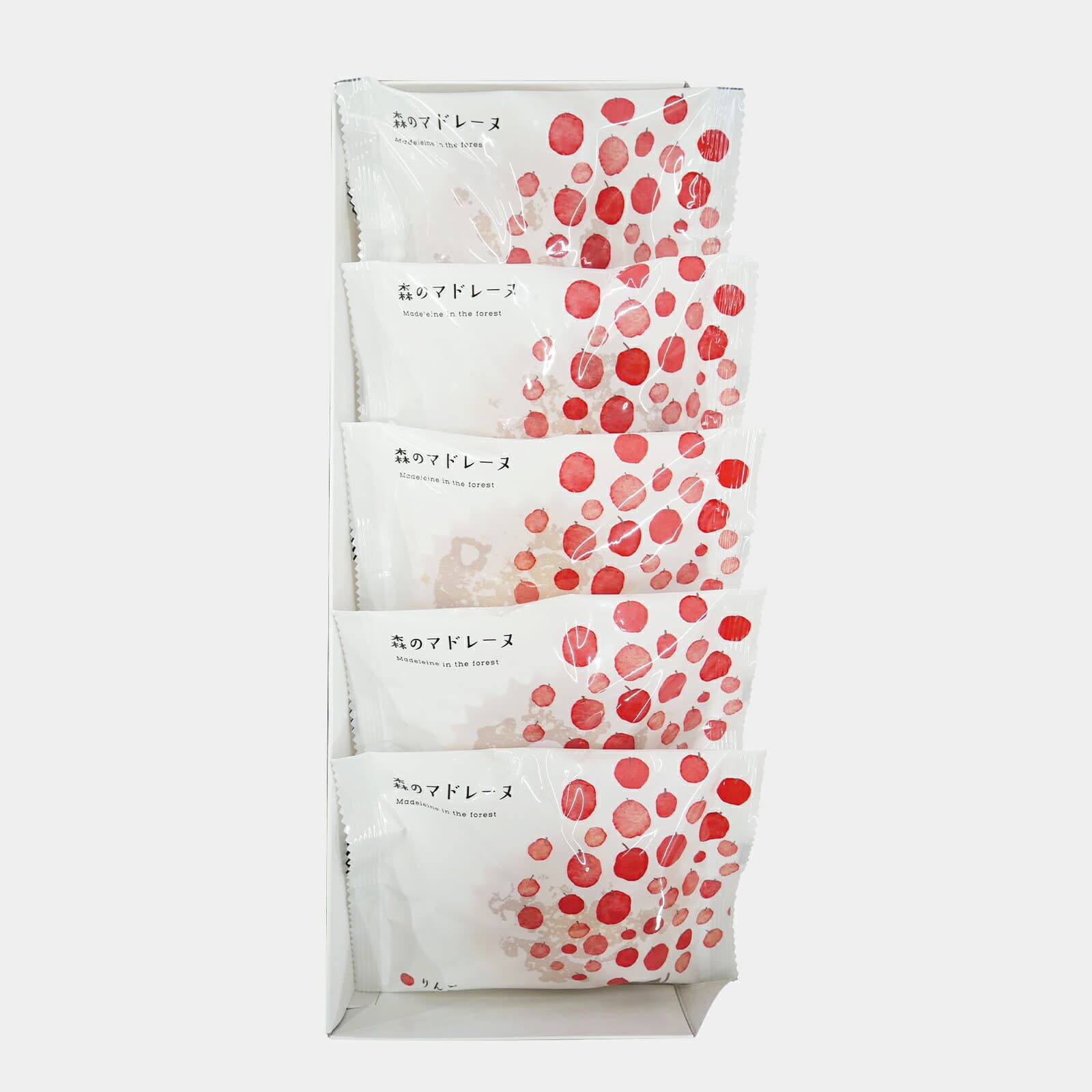 【ラグノオ公式】森のマドレーヌ・りんご 5個入 りんご 青森 土産 お菓子 スイーツ デザート 焼菓子 洋菓子 ギフト プレゼント 贈答用 贈り物 個包装 お取り寄せ 御祝 内祝 御礼 御挨拶 退職 転勤