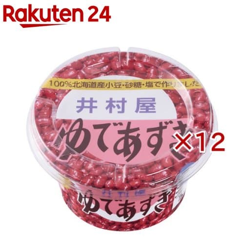井村屋 北海道カップゆであずき(300g×12セット)【井村屋】