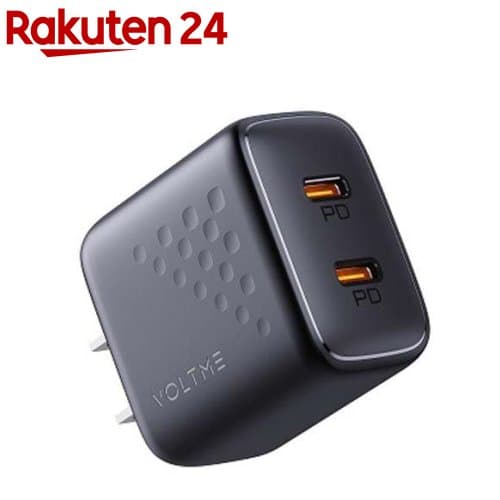 VOLTME 充電器 35W 18W+18W TypeC ブラック(1個)