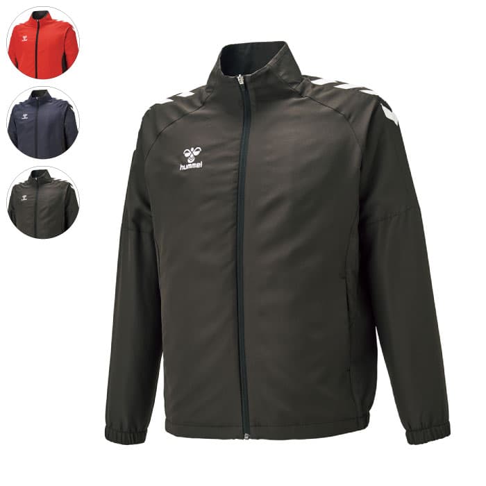 hummel ヒュンメル 裏メッシュウインドジャケット ウィンドブレーカーシャツ ユニセックス 防寒 保温 撥水 スポーツ 運動 2024年秋冬 HAW2147