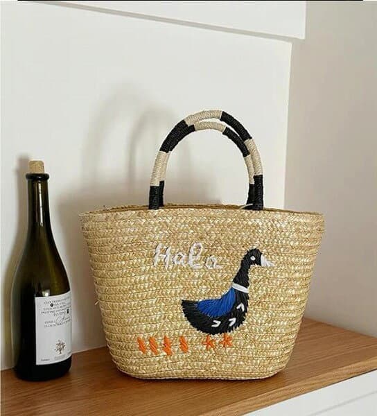 新作・レディースバッグ・草編みバッグ・肩掛け 斜め掛けバッグ