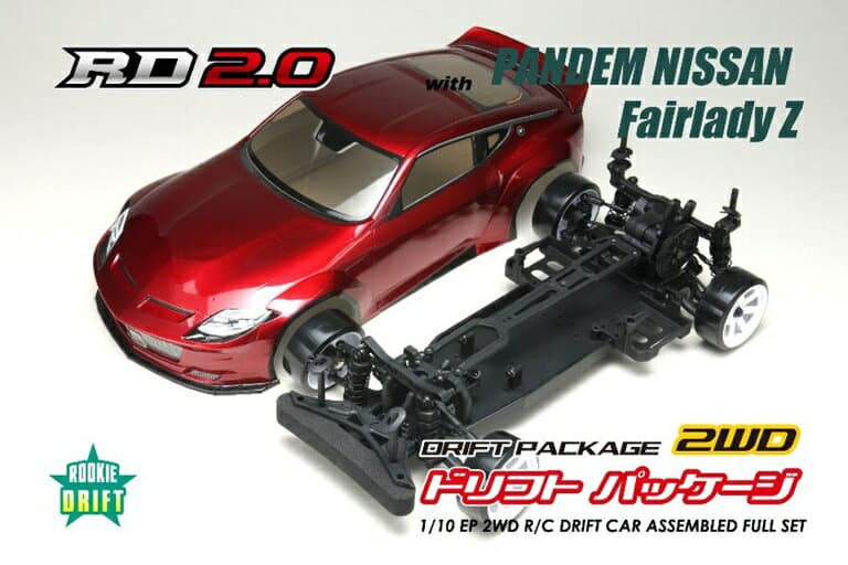 ！【YOKOMO/ヨコモ】 DP-RZ34R 1/10 電動RC RWDドリフトカー　ドリフトパッケージ2WD ボディ塗装/プレカット済み PANDEM NISSAN フェアレディZ (RZ34) 組立キット (レッド) （未組立） ≪ラジコン≫