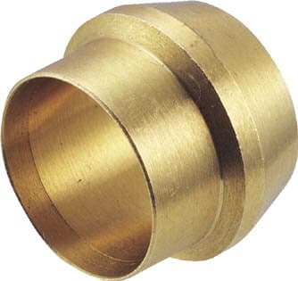 TRUSCO メタルスリーブ 8mm 20個入【TS-MS8】(流体継手・チューブ・エア配管継手)