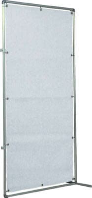 吉野 火花用衝立アルミパイプ 1×2 接続固定【YS-12JF-BW】(溶接用品・溶接遮光フェンス)【送料無料】