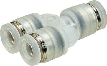 ピスコ チューブフィッティング ユニオンワイ PPタイプ【PPY6】(流体継手・チューブ・チューブ継手)