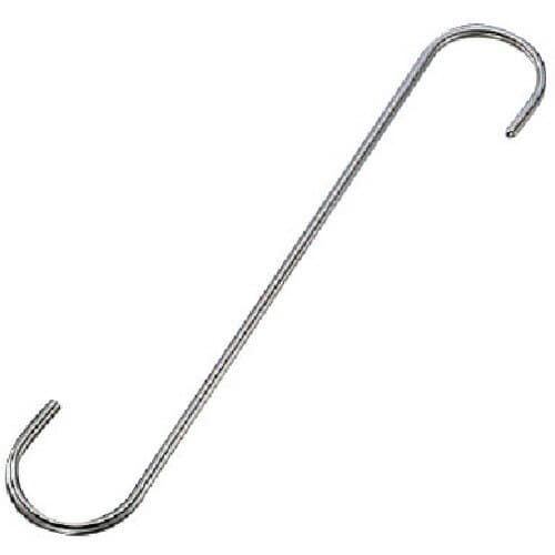 水本 ステンレス 物干しSフックストレート 全長250mm SMS250 金物 建築資材 建築金物 荷役金具(代引不可)