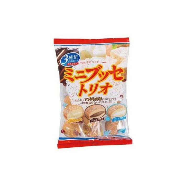 【単品12個セット】 天恵 ミニブッセトリオ 130g(代引不可)【送料無料】