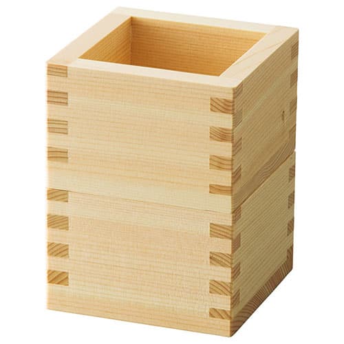 ヤマコー 用美 業務用 スタッキング東濃ひのき・1合桝(塗装付) yamaco12276(代引不可)