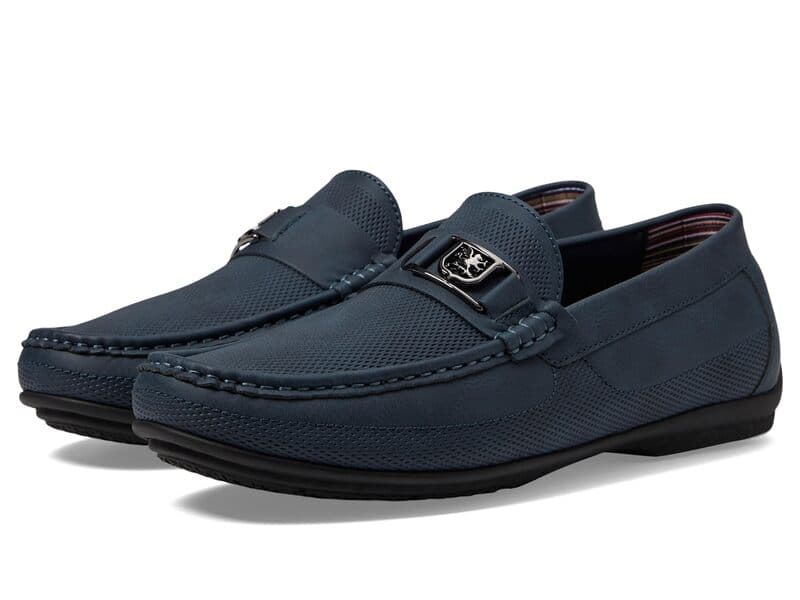 ステイシーアダムス メンズ シューズ スリッポン・ローファー Stacy Adams Corvell Slip-On Driver Loafer Navy ネイビー