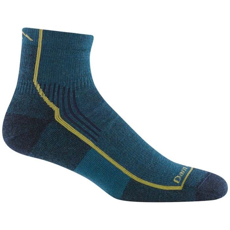 ダーンタフ メンズ アンダーウェア 靴下 Darn Toughiker Quarter Midweight With Cushion Socks - Men's Dark Teal ティール