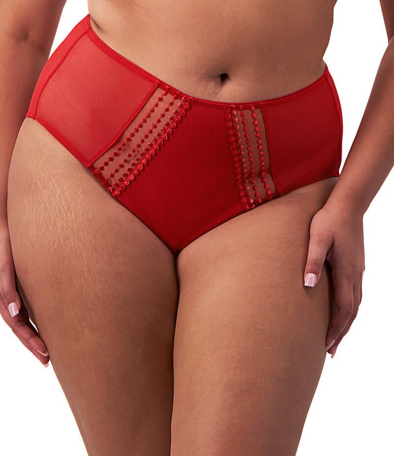 エロミ レディース アンダーウェア パンツ Elomi Matilda Full Brief Panty Haute Red レッド