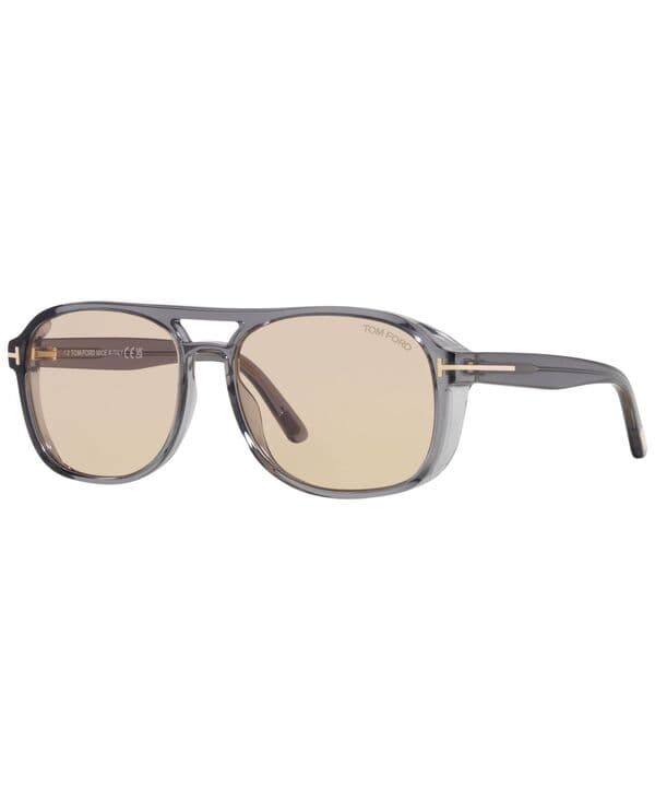 トム・フォード メンズ アクセサリー サングラス・アイウェア Tom Ford Men's Rosco Sunglasses Photocromic TR001630 Gray グレー