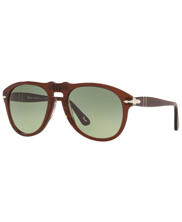 ペルソル メンズ アクセサリー サングラス・アイウェア Persol Men'sunglasses PO0649 GradientRASPARENT BROWN/GRADIENT GREEN グリーン