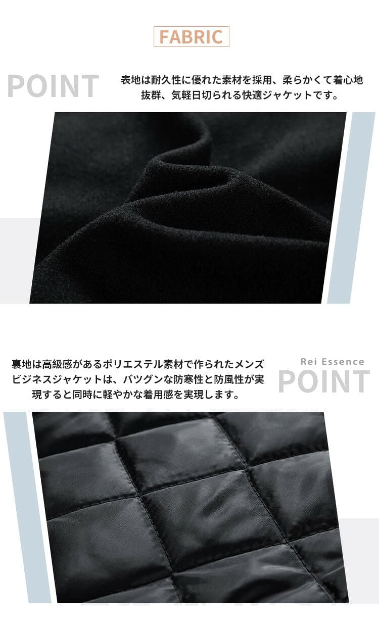 【一部翌日配送】スタジャン メンズ メルトン ジャケット 中綿 ブルゾン バーシティジャケット 配色 切り替え 野球服 あったか アウター ブルゾン ライン入り メンズファッション 秋服 冬服 秋冬 厚手 防寒着 防寒 袖レザー 大きいサイズ M~3XL かっこいい thumbnail 3