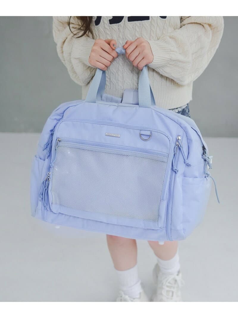 【3WAY】拡張ボストンバッグ【40/50L】 repipi armario レピピアルマリオ バッグ ショルダーバッグ グレー ブラック ブルー【送料無料】[Rakuten Fashion] thumbnail 3