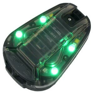 ヘルメットライト Hel-Star 6 Gen.III 識別マーカー PL-0006 [ ブラック / グリーンLED ] 懐中電灯 キャップライト ヘッドランプ アウトドア ミリタリー サバイバル サバゲー ヘッドライト ヘッドマウントライト ヘッドギアライト 頭部ライト 作業用 作業灯 安全帽ライト