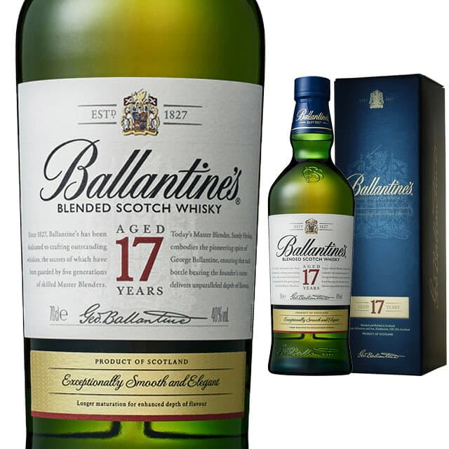 [正規][箱入] バランタイン 17年 40度 700ml【 ウィスキー スコッチウイスキー ギフト お酒 スコッチウィスキー ウイスキー スコッチ 蒸留酒 プレゼント 記念日 酒ギフト 祝い 贈り物 誕生日 お礼 飲み会 祝い酒 贈答品 洋酒 】【ワインならリカオー】