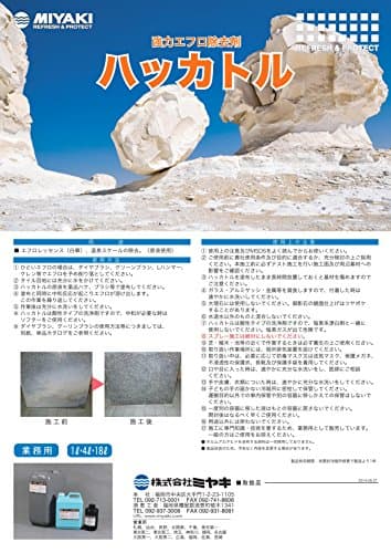 強力エフロ除去剤　ハッカトル　1L