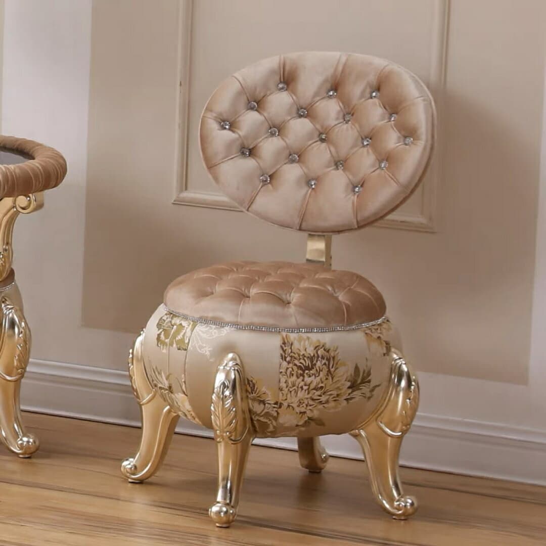 A020809豪華 高級感1人掛けチェア デスクチェア アンティーク調家具 椅子 いす