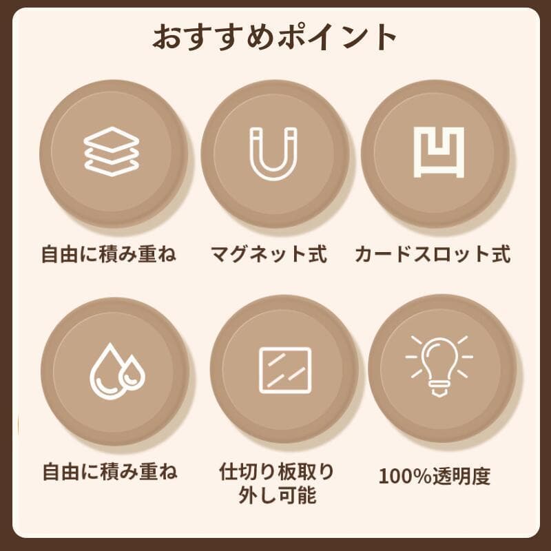 フィギュアケース 収納 高品質 ケース ボックス コレクションケース コレクションケース コレクション ボックス クリアケース 透明展示ケース 積み重ね可能 thumbnail 3