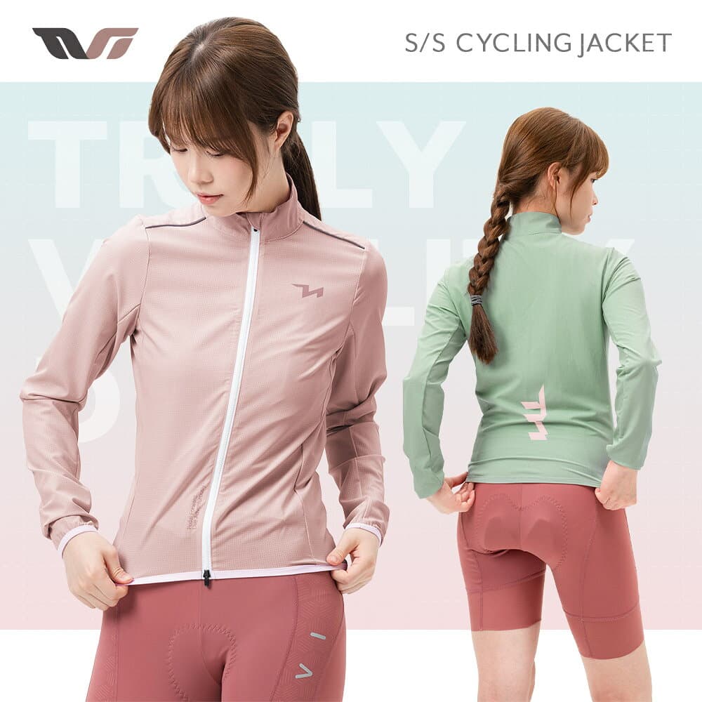 レディース ジャージ 長袖 春夏向け 薄手 サイクリングジャージ サイクルジャージ ジャケット トップス 女性用 上着 羽織り 自転車 ロードバイク スポーツ ランニング 吸湿 透湿 速乾 通気性 ストレッチ 軽量 日除け フィットネス ダブルファスナー TVI-ROCKBROS 15110021 thumbnail 2