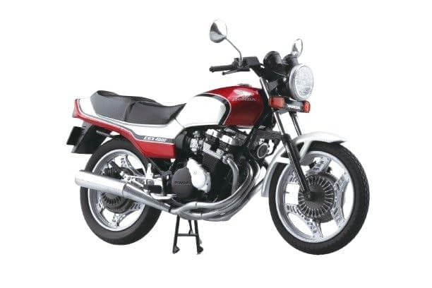 青島文化教材社 スカイネット 1/12 完成品バイク Honda CBX400F パール/キャンディレッド