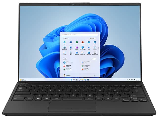 富士通 ノートパソコン 14 型(インチ) FMV LIFEBOOK UH-X/H1 FMVUXH1B [ピクトブラック] 第13世代 インテル Core i7 1355U 10コア メモリ:16GB(LPDDR5 PC5-51200) ストレージ:SSD：512GB Windows 11 Pro 64bit 指紋認証 Wi-Fi 6 LAN windows11wifi6 展示品 Office2021 thumbnail 2