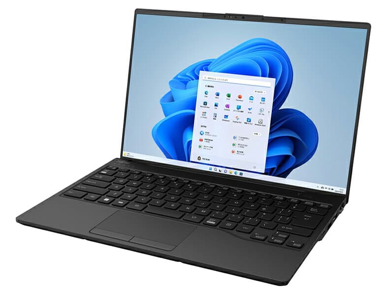 富士通 ノートパソコン 14 型(インチ) FMV LIFEBOOK UH-X/H1 FMVUXH1B [ピクトブラック] 第13世代 インテル Core i7 1355U 10コア メモリ:16GB(LPDDR5 PC5-51200) ストレージ:SSD：512GB Windows 11 Pro 64bit 指紋認証 Wi-Fi 6 LAN windows11wifi6 展示品 Office2021 thumbnail 3