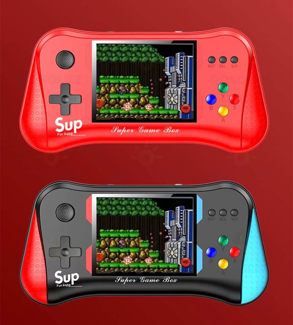 2人対戦可能 ポータブルゲーム機 500種ゲーム 本体 コントローラー付属 携帯ゲーム機 ミニゲーム 子供 ゲーム機 定番ゲーム 3.5インチHD大画面 2人対戦可能 充電式 AV端子 テレビゲーム機 アーケード テレビに接続可能 軽量 便利 コンパクト テレビ同画面対応 thumbnail 2