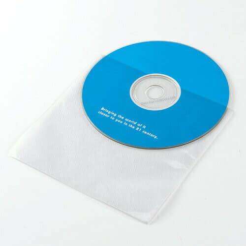 【楽天1位受賞】DVDケース CDケース 不織布ケース 片面収納 500枚セット ホワイト 収納ケース メディアケース thumbnail 3