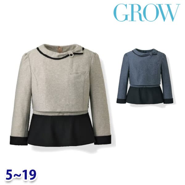 GROW グロウ GOBL-2504 プルオーバー 5号から19号 長袖 Servoサーヴォ事務服オフィスウェアSALEセール 25SS