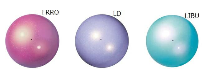 2025　ササキ SASAKI ミドルオーロラボール 　新体操用手具　KIDS&チャイルド層におすすめの径17cmのミドルボール！　M207MAU