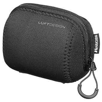 【中古】HAKUBA レンズケース ルフトデザイン スリムフィット レンズポーチ 70-80 着脱式インナークッション ブラック KLP-LS7080BK