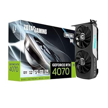 【中古】ZOTAC GAMING GEFORCE RTX 4070 Twin Edge OC グラフィックスボード ZT-D40700H-10M VD8484