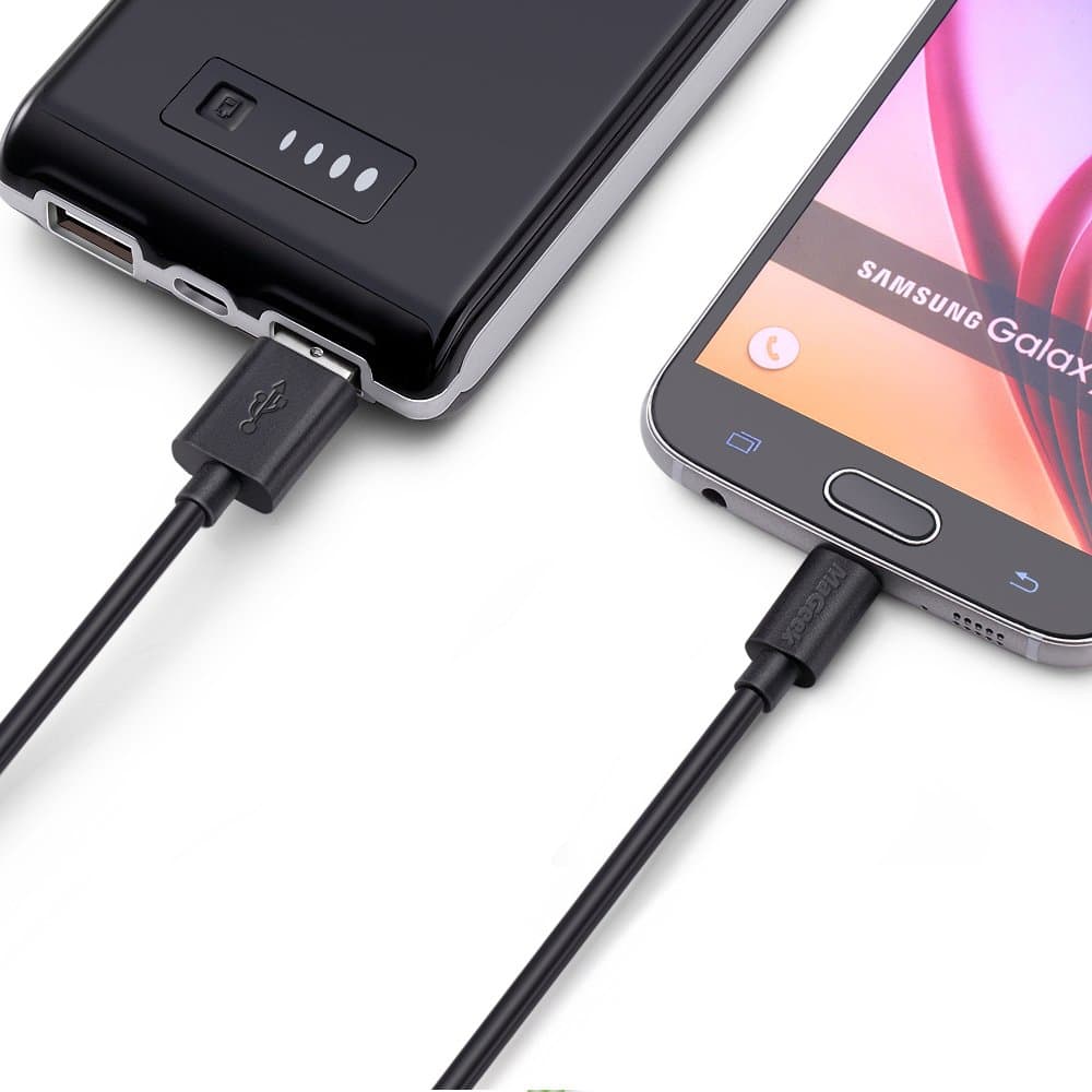 【送料無料】【5本セット】MaGeek ショートUSB Type-C ケーブル USB-A & USB-C 2.0 ケーブル 高速同期と充電 ケーブル Xperia XZ/Samsung Galaxy S10 S9 S8/ Note 8 / Huawei P10 / ChromeBook Pixel/Nokia N1 Tablet/Nintendo Switch 対応 (0.3m, 黒) thumbnail 3