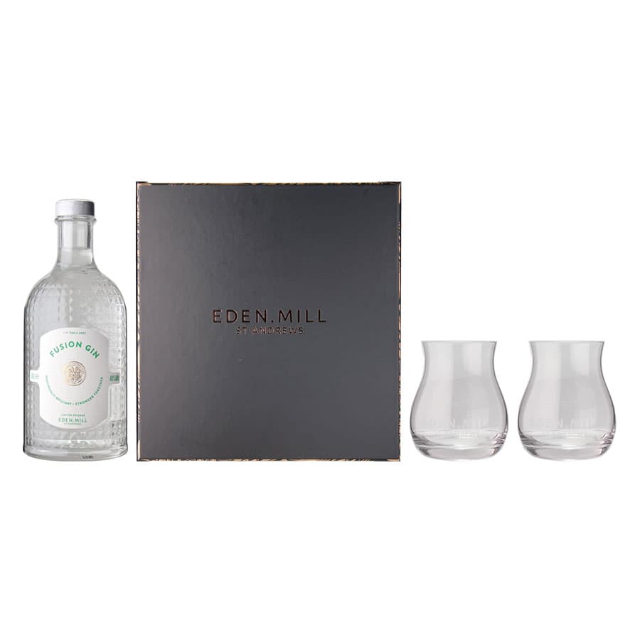 エデンミル フュージョン ジン グラスセット 40度 500ml x 12本[ケース販売] 送料無料(本州のみ) [TK スコットランド ジン 61066491] ギフト プレゼント 敬老の日 お歳暮 御歳暮