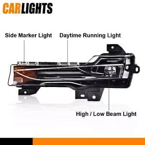 2017-2023 テスラモデル 3 Y フォグライトランプ LED DRL 左運転席側 1 個に適合 Fit For 2017-2023 Tesla Model 3 Y Fog Light Lamp LED DRL Left Driver Side 1pcs 【並行輸入品】 thumbnail 3