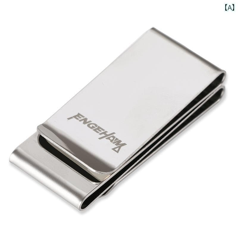 マネー　クリップ　財布 トリニティ 紙幣 クリップ メンズ ギフト ポータブル ウォレット カード ステンレス スチール メタル シンプル