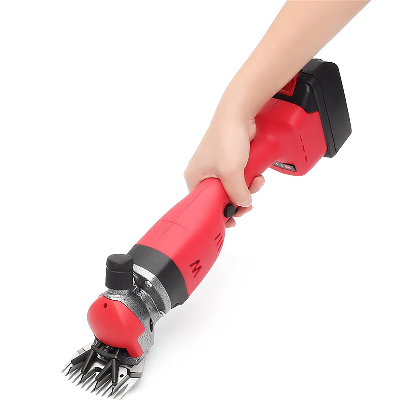 【時間限定P3倍】電気羊の毛刈り750W強力な頑丈なファームカットウールのヤギアルパカペットヘアカットトリマーボックスレッド付き,13-Straight