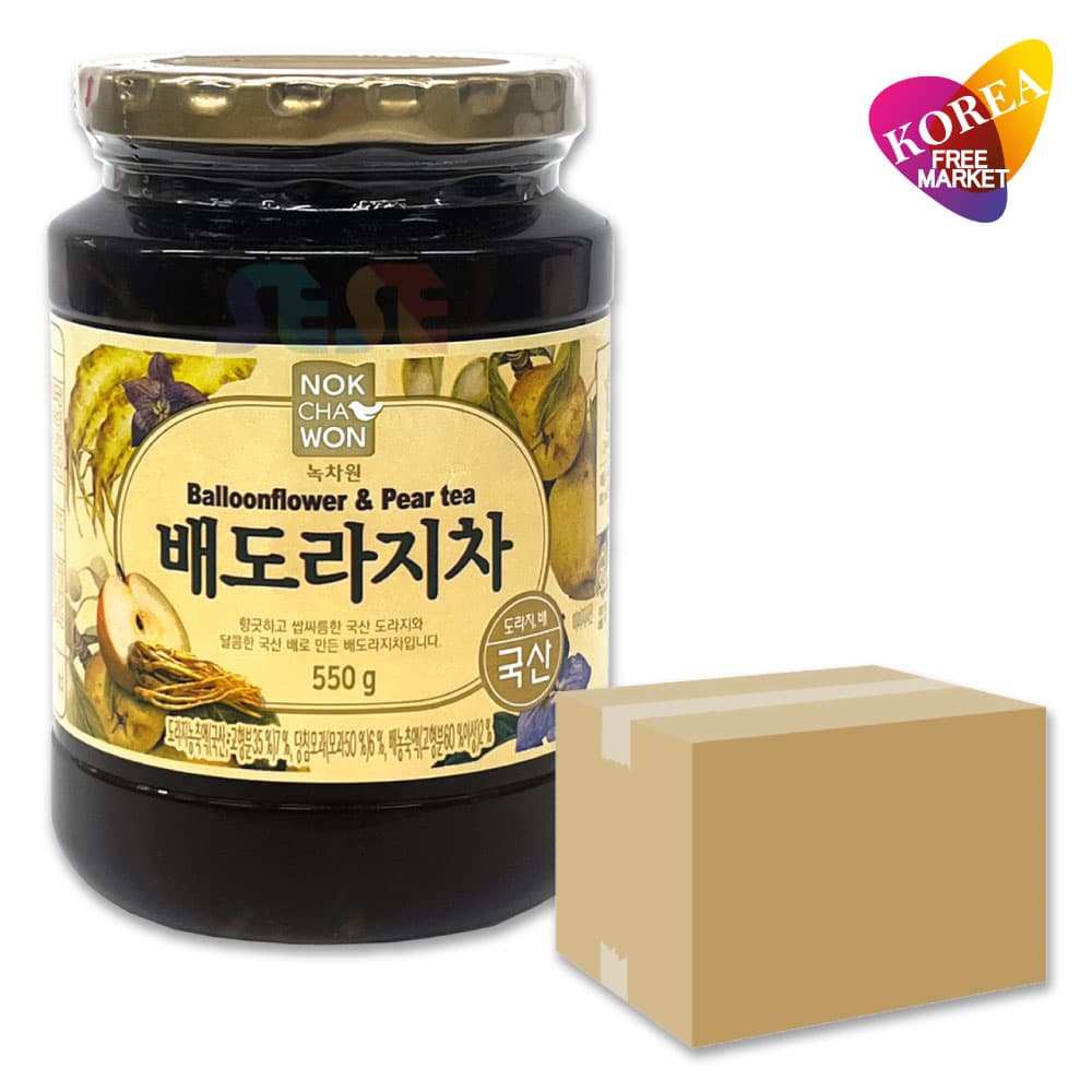 【緑茶園】梨ドゥラジ茶 550g （梨・桔梗茶）12個セット 1BOX 箱売り