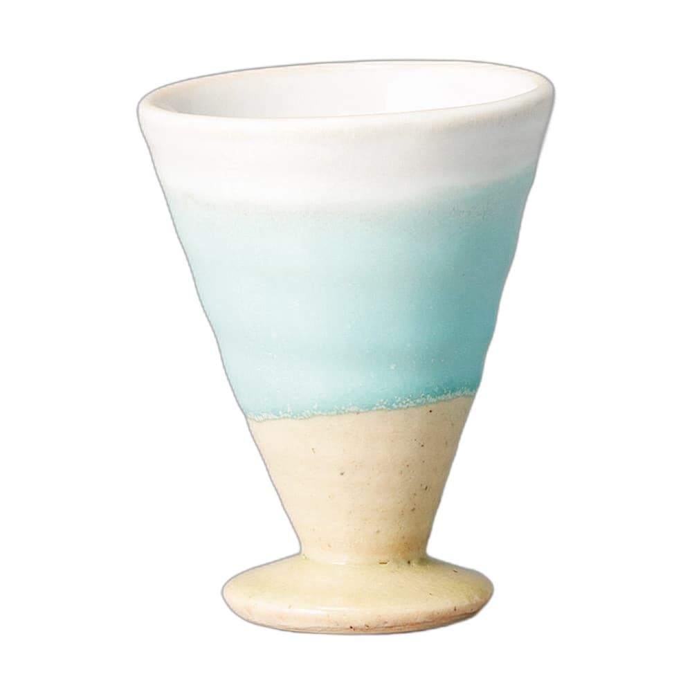 湖水乳白さかずき [ 5.7×7.2cm・50cc ] | 盃 | おすすめ 人気 食器 業務用 飲食店 カフェ うつわ 器 おしゃれ かわいい お洒落 可愛い ギフト プレゼント 引き出物 内祝い 結婚祝い 誕生日 贈り物 自宅 イベント