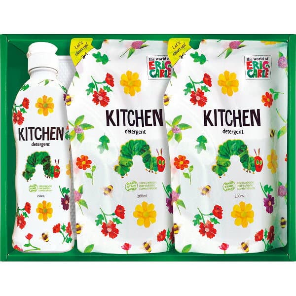 キッチン洗剤 台所洗剤 はらぺこあおむし キッチン洗剤セット H-10AZ 日用品雑貨 詰め合わせ セット ギフト プレゼント 内祝い お返し 出産 結婚 香典返し お供え お見舞い 快気祝い 快気内祝い 新築 お礼 祝い 挨拶 粗品 のし