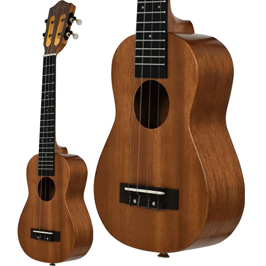 S.Yairi YU-SL-13MAS ソプラノウクレレ ロングネック マホガニー オール単板 ケース付属 Sヤイリ