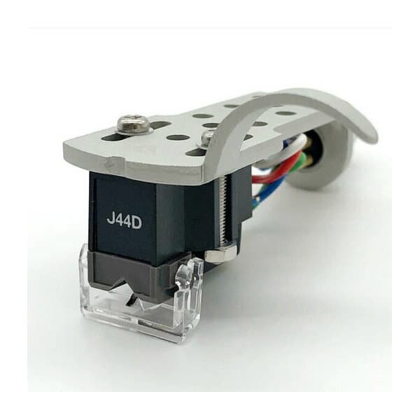 JICO OMNIA J44D IMP NUDE SILVER 無垢丸針 ヘッドシェル付きカートリッジ Shure シュア レコード針 ジコー