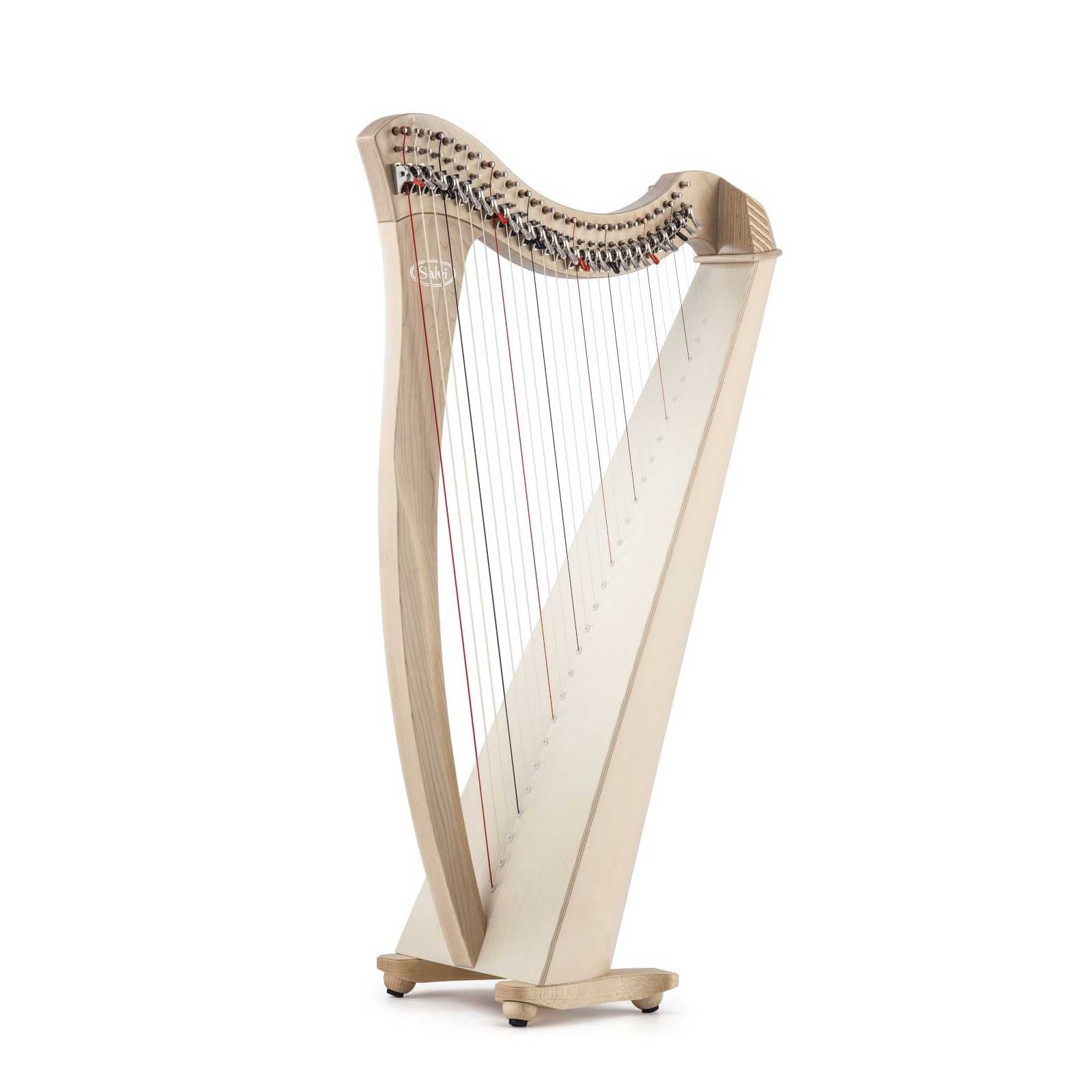 Salvi HARPS JUNO27 ジュノ 27弦 (ナチュラル) [リュック付属] 小型ハープ レバーハープ 竪琴 サルヴィハープ